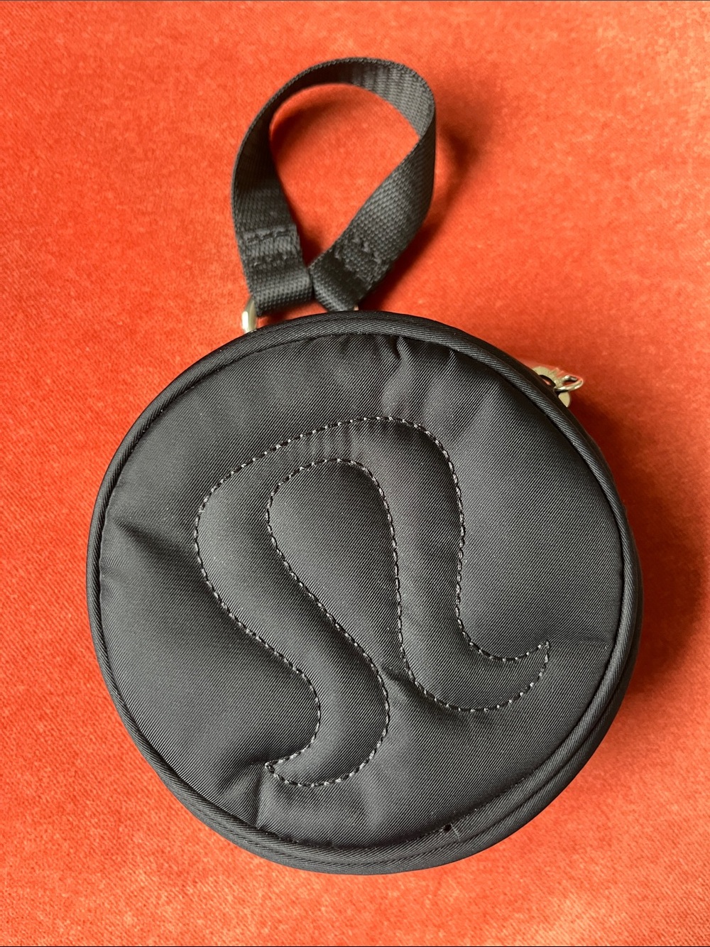lululemon athletica Black Mini Round Carry Case